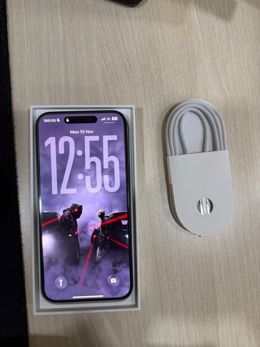 Iphone 15 PRO MAX FULL BOX, factura si garantie