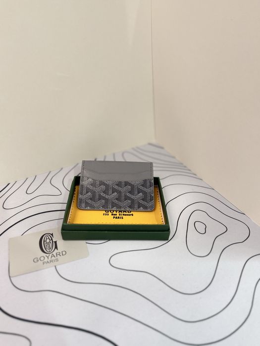 Картодържател/cardholder Goyard – сив монограм