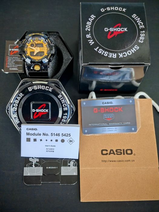 Casio G shock 10 бр за 370 лв, нови Касио часовници с кутии