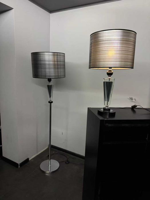 Кристален Лед Полилей с дистанционно,Таванна лампа,осветление,дневна