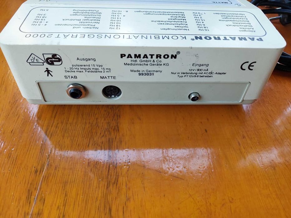 Generator cititor comparator frecventa Pamatron 2000 1-21Hz medical