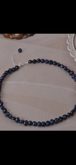 Colier din perle naturale de apa dulce și Argint 925, 2 modele