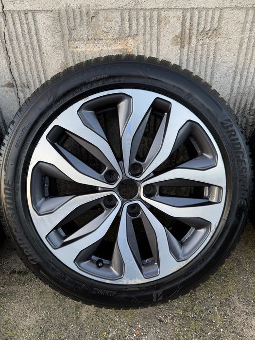 Jante Renault R18 cu anvelope de IARNĂ Bridgestone si senzori presiune