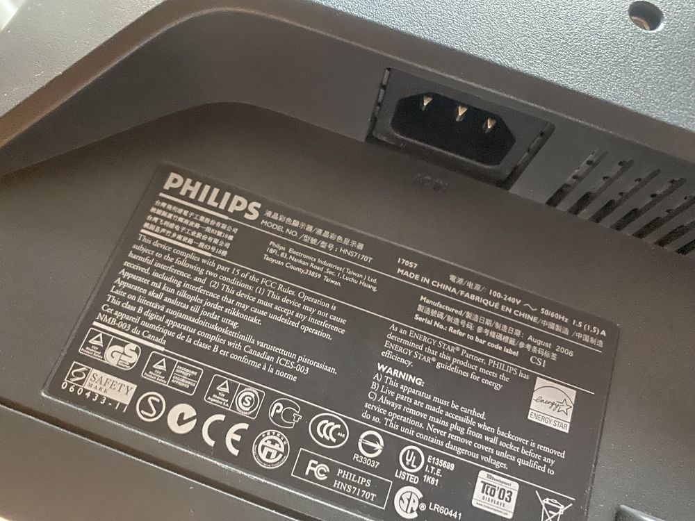 Monitor Philips.