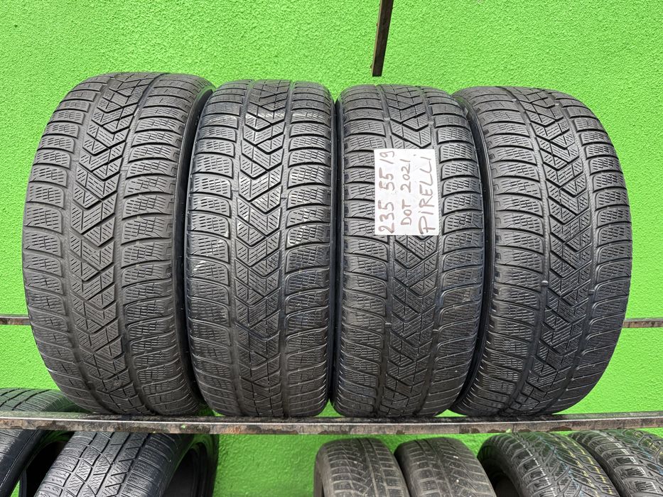 235/55/19 PIRELLI Scorpion WINTER DOT 2021 Profil 6.4mm IMPECABILE