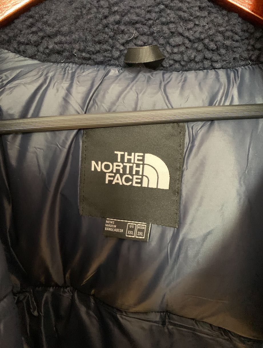 Пухено яке The NORTH FACE Sherpa Nuptse Jacket тъмно синьо XXL 2XL