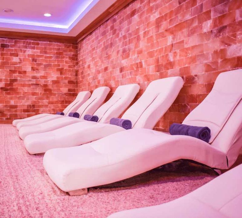 Соляная плитка, шуба, слэбы, светильники Монтаж соляных комнат и саун