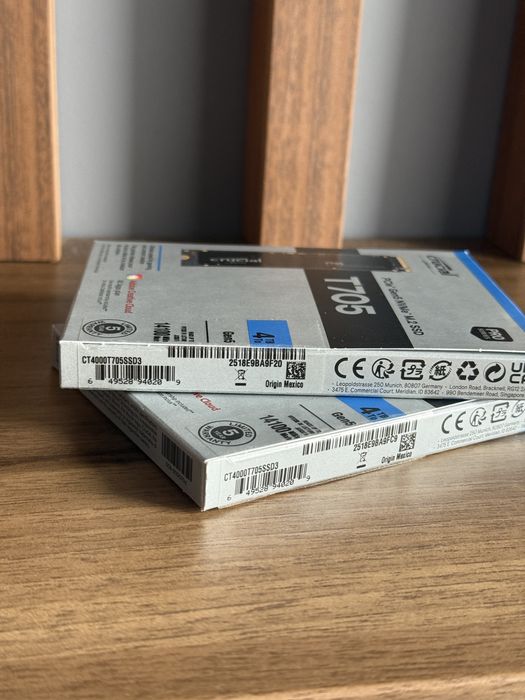 SSD Crucial T705 4TB - Noi - Sigilate
