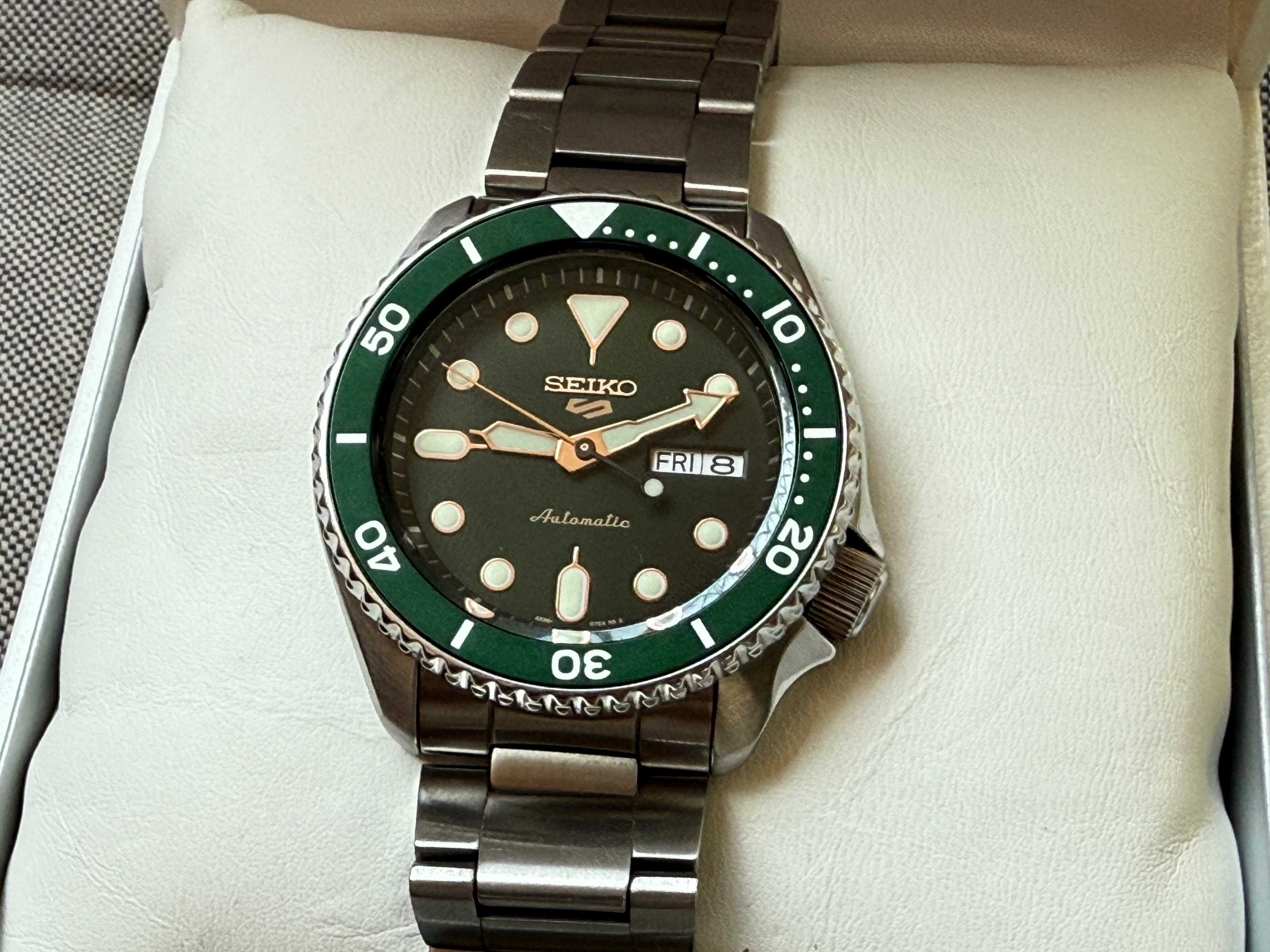 Seiko 5 SPORTS Automatic SRPD63K1 Green Dial