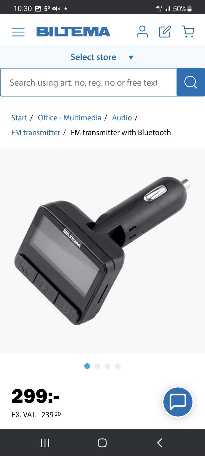 Bluetooth FM transmițător Radio smartphone muzică speaker USB charger