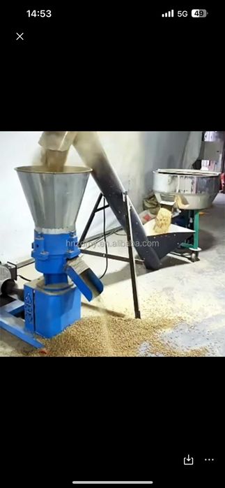 продавам линия за пелетиране на фуражи