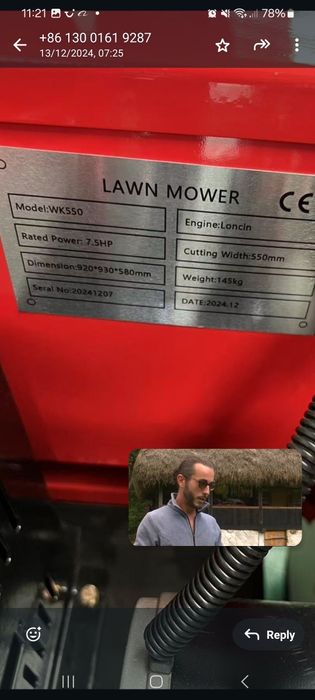 Robot  pentru iarba cu telecomanda