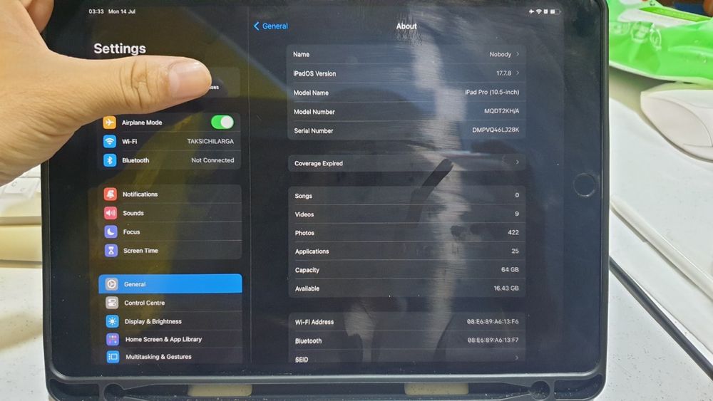 Ipad 10.5 pro 120 hz 4K