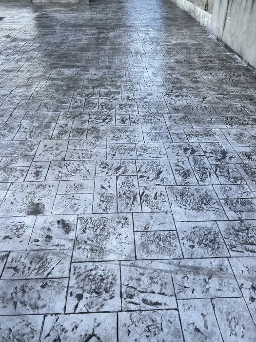 Beton amprenta si simplu