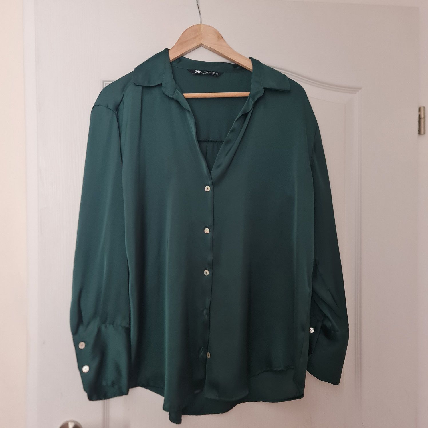 Сатенирана риза Zara