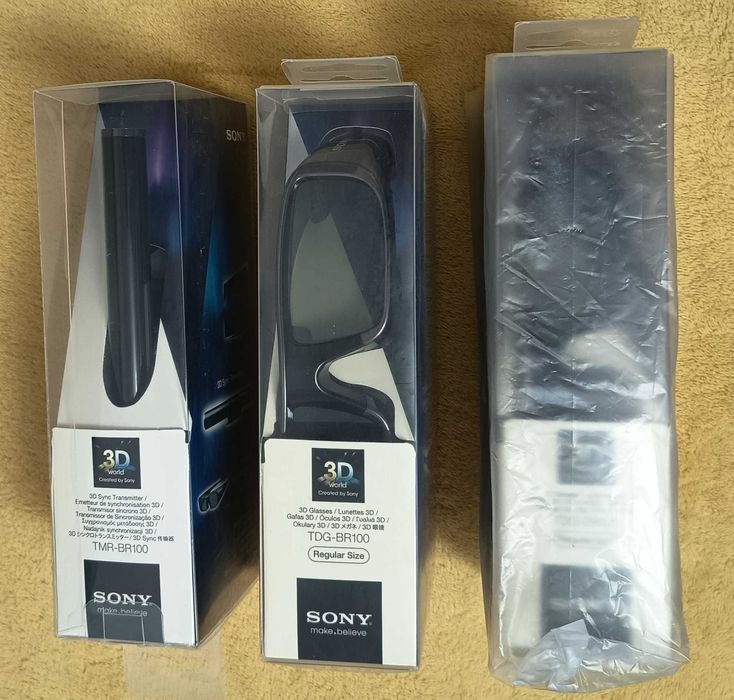 Set TV Sony Bravia transmitatorTMR-BR100 ochelari TDG-BR100 cutie nou