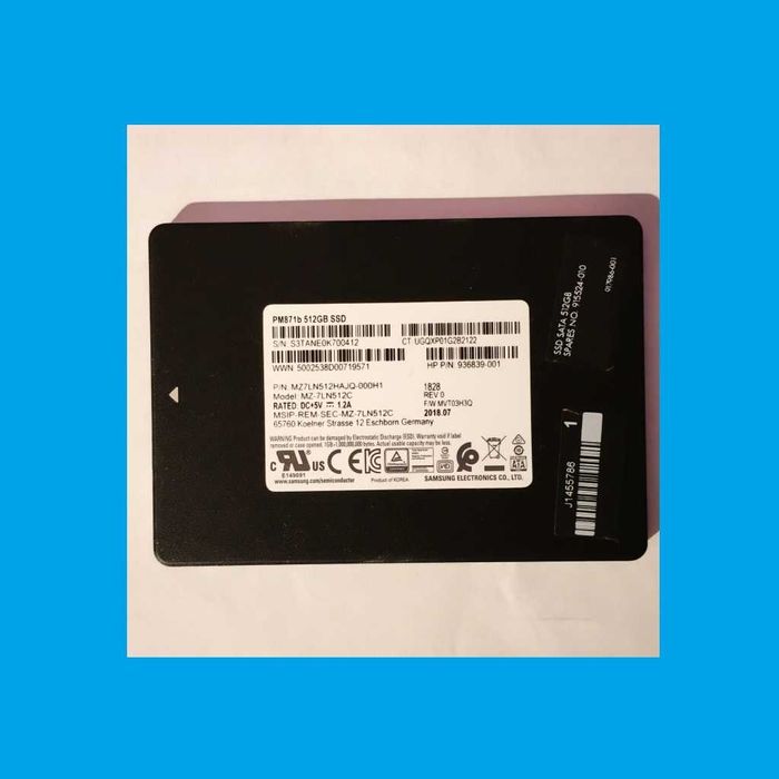 SSD SATA 2.5" 512GB Producatori: Samsung/Micron - WINDOWS 10/11 PRO