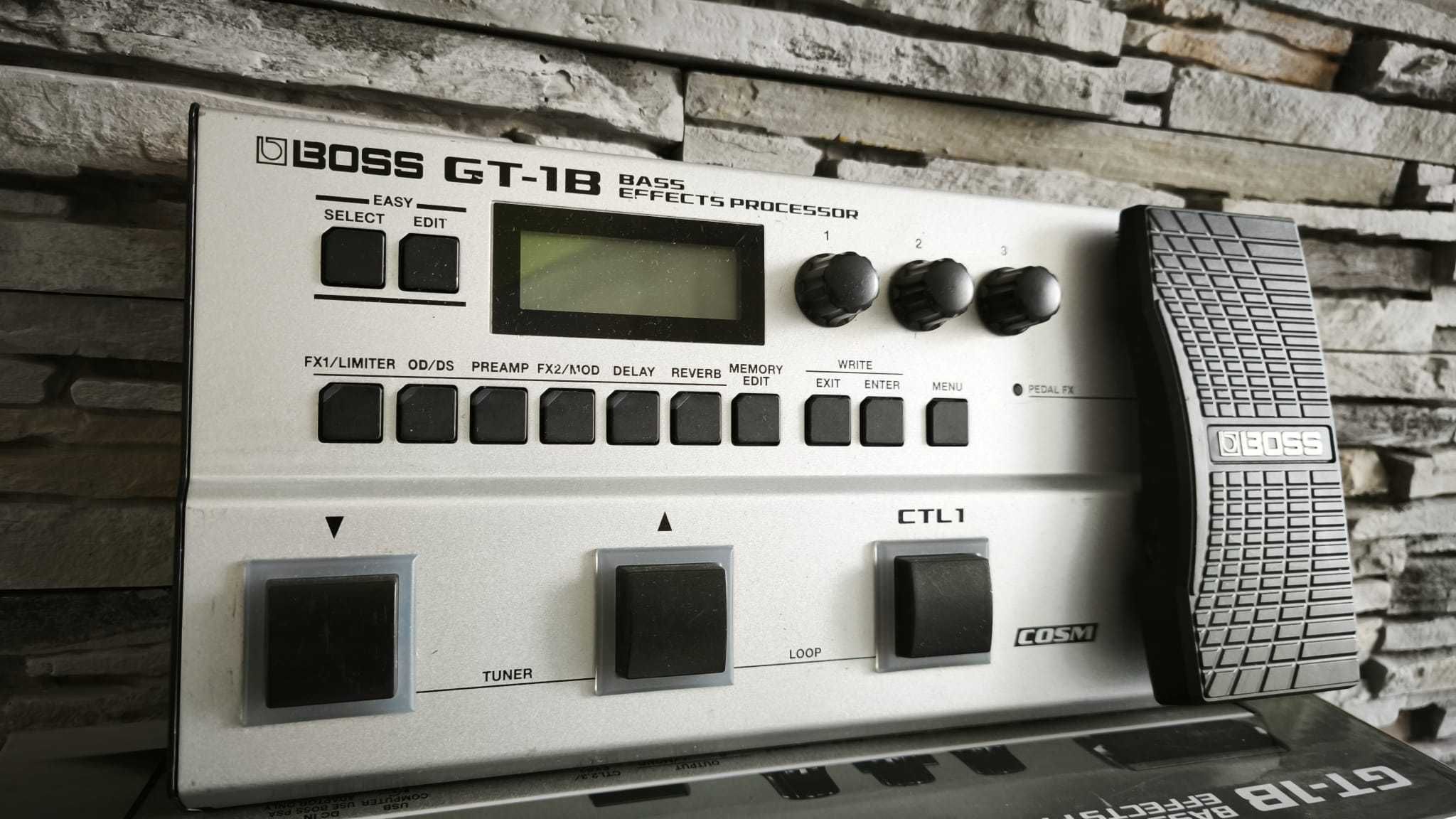 Procesor BOSS chitara bass GT-1B în cutie - Garanție