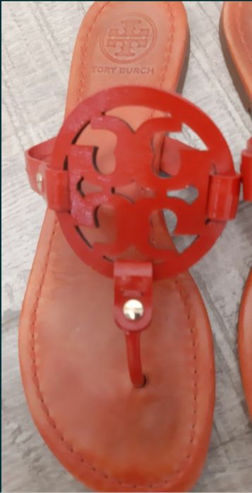 Papuci Tory Burch,autentici piele naturala,orange 39