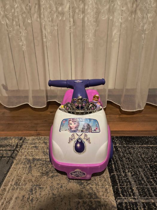Masinuta fara pedale, cu activitati, Kiddieland - Printesa Sofia