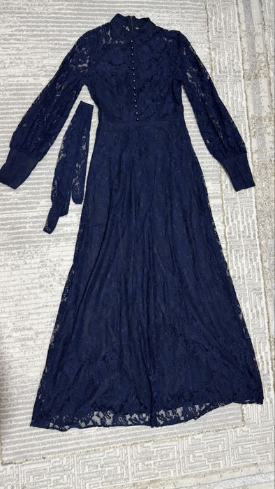 Синее вечернее платье новое