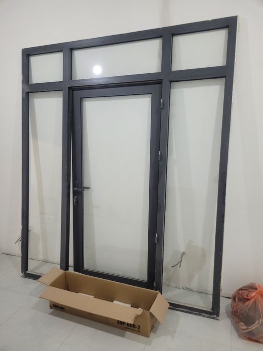 Алюминевый профиль, дверь, холодная серия, 2.45*2.10