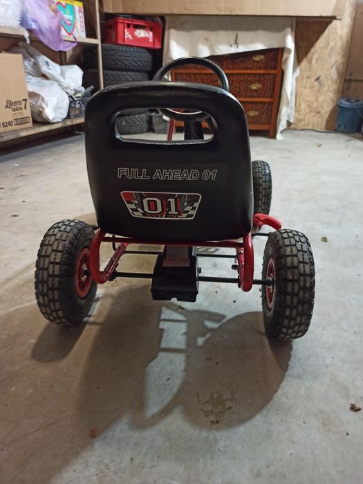 Картинг с педали и регулируема седалка vidaXL червен

Очак