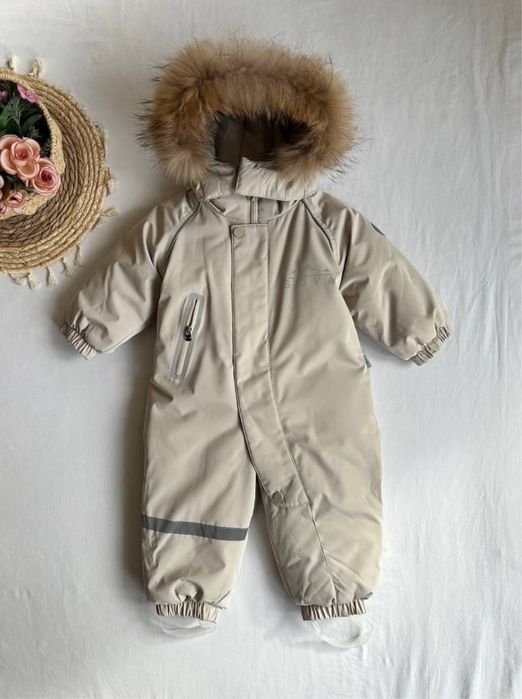 Зимний комбинезон Sova,бежевый