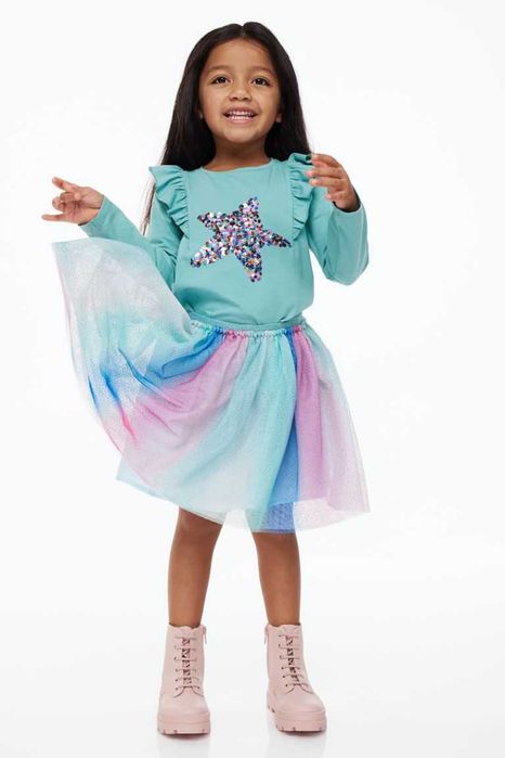 Set 2 piese bluza si fustita 2-4, 8-10 ani / 104, 140