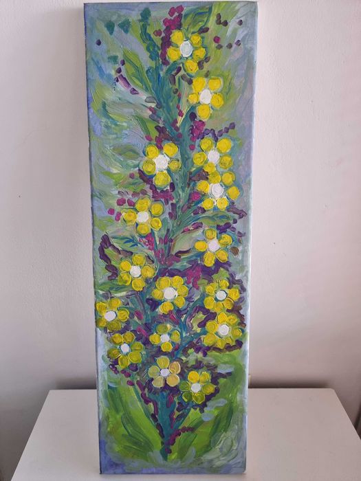 Картина 20х60 см с акрилни бои