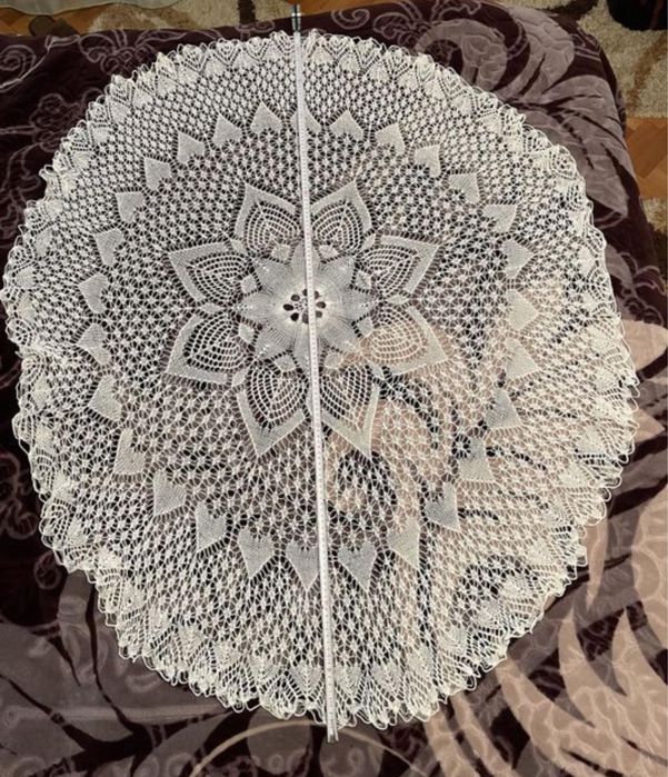 Set Mileuri fata de masa macrame lanseta