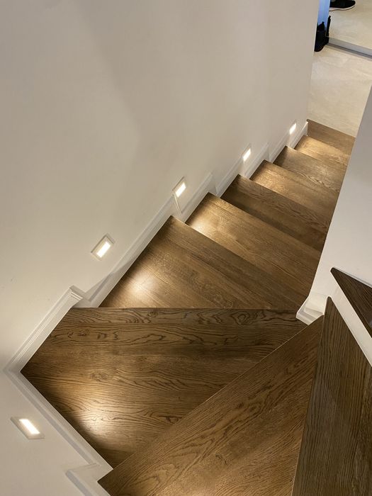 Trepte lemn / scari lemn / balustrade
