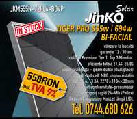 Pe stoc JINKO N-Type JKM 555w-72HL4-BDV bifacial - panou fotovoltaic
