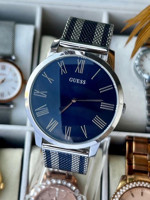 Ceas bărbătesc Guess Blue Mesh