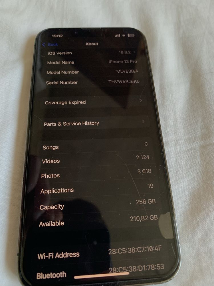 Iphone 13 pro graphite 256gb