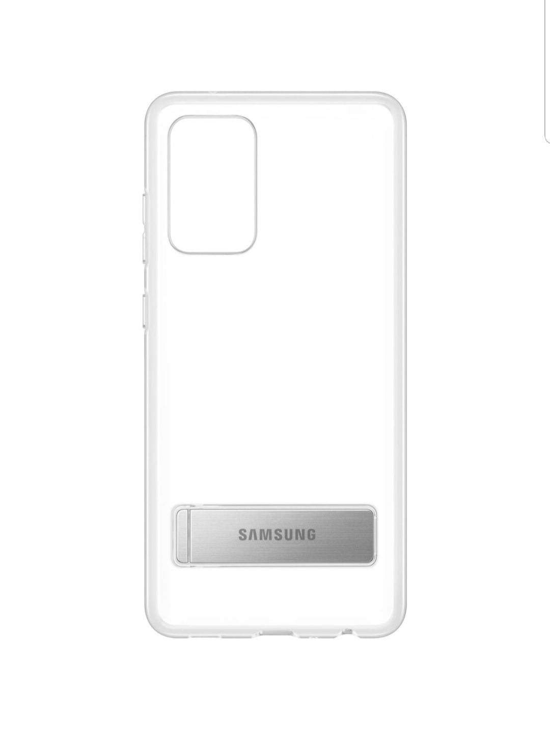 Husa silicon originala Samsung Clear Standing Cover Galaxy A72 A725