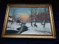 Tablouri, icoane, grafica creion/tus, oglinzi vechi etc