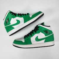 Jordan 1 Mid Lucky Green