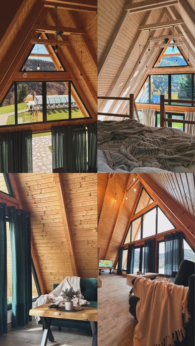 Cabana A-frame cu piscină de inchiriat Rachitele-Cluj