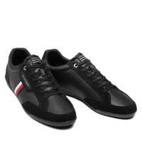 Sneakers Tommy Hilfiger negru piele naturală 45