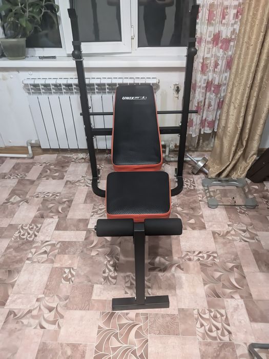 Наклонная Скамья для жима лёжа  unixfit