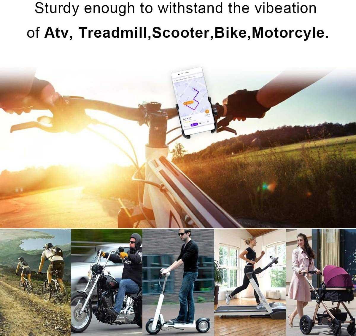 Алуминиева стойка за телефон, мотори, колела, мотопеди,  тротинетки
