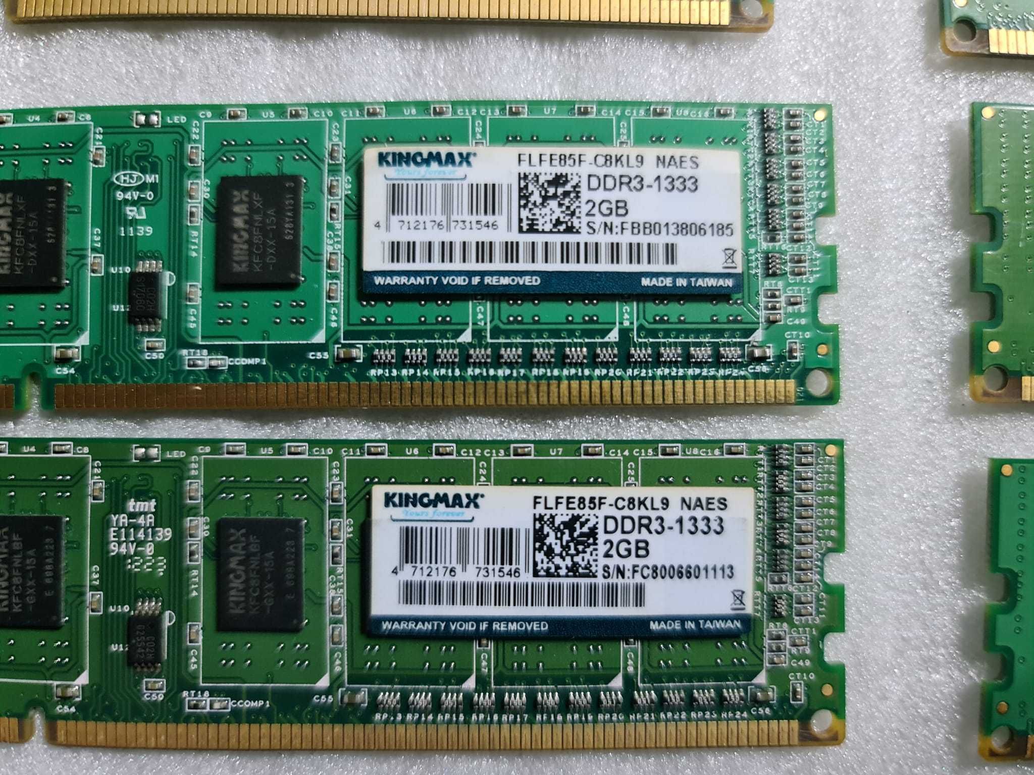 Memorie RAM desktop Kingmax FLFE85F-C8KM9 NAES DDR III 2GB, 1333MHz
