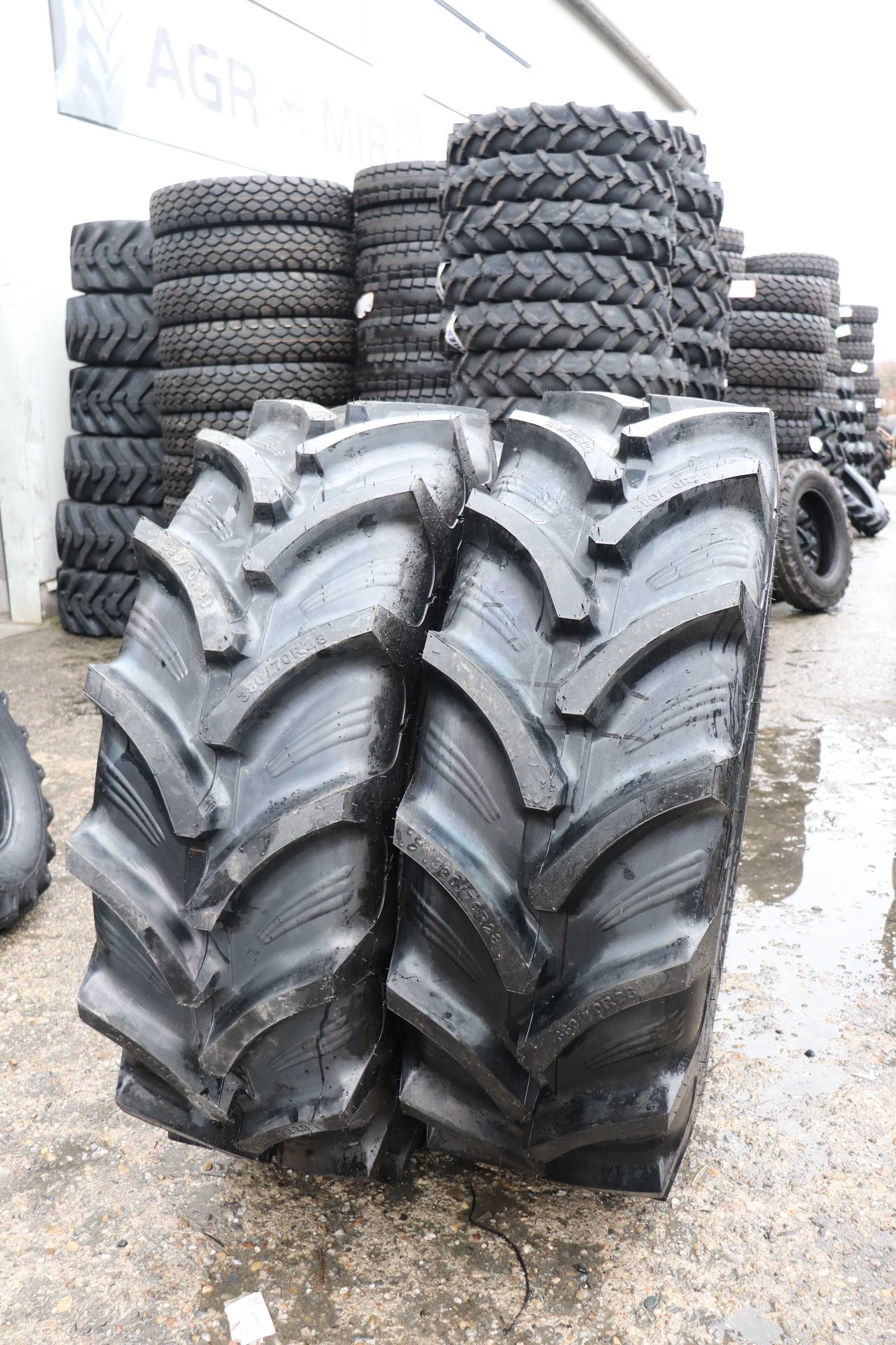 Cauciucuri noi radiale 380/70R28 OZKA anvelope tractor fata