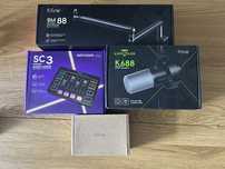 Pachet complet streaming FIFINE - Microfon Dinamic Fifine K688