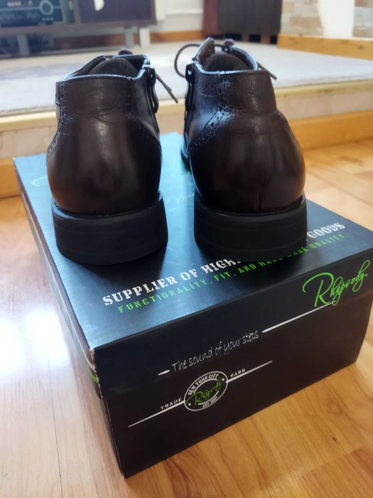 Ботинки модельные Ridge (Стамбул),кожа,оригинал,новые,р-р 42