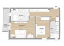 Apartament 2 camere decomandat, 56mp, tva inclus, finisat, zona Tinere