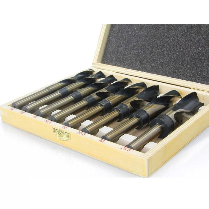 Set 8 burghie cobalt HSS 14-25.5mm pentru metal (M22302)