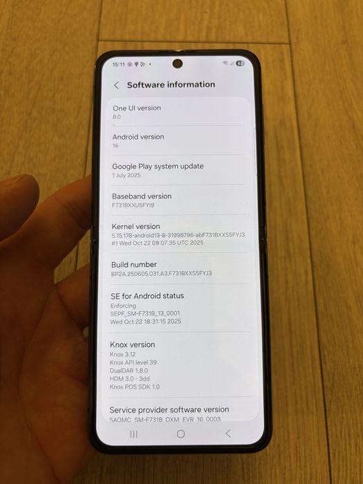 Galaxy Z Flip5 8GB RAM 256GB ROM Model SM-F731B Original ca NOU impeca