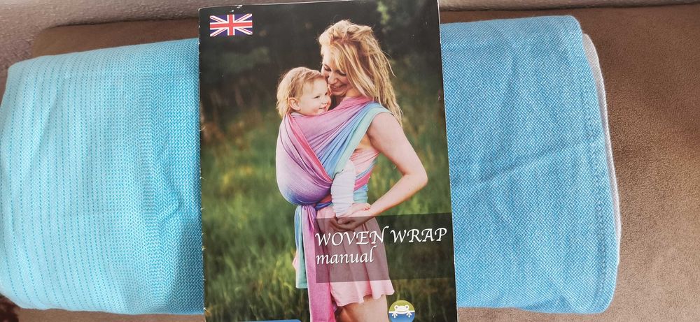 Тъкан слинг за бебеносене Little frog памук +бамбук